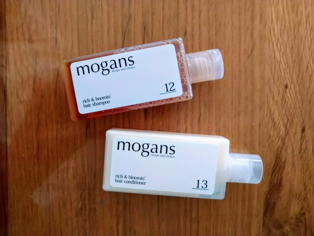 mogans モーカンズ ヘアシャンプー 30ml &コンディショナー 30g リッチ&ブルーミン